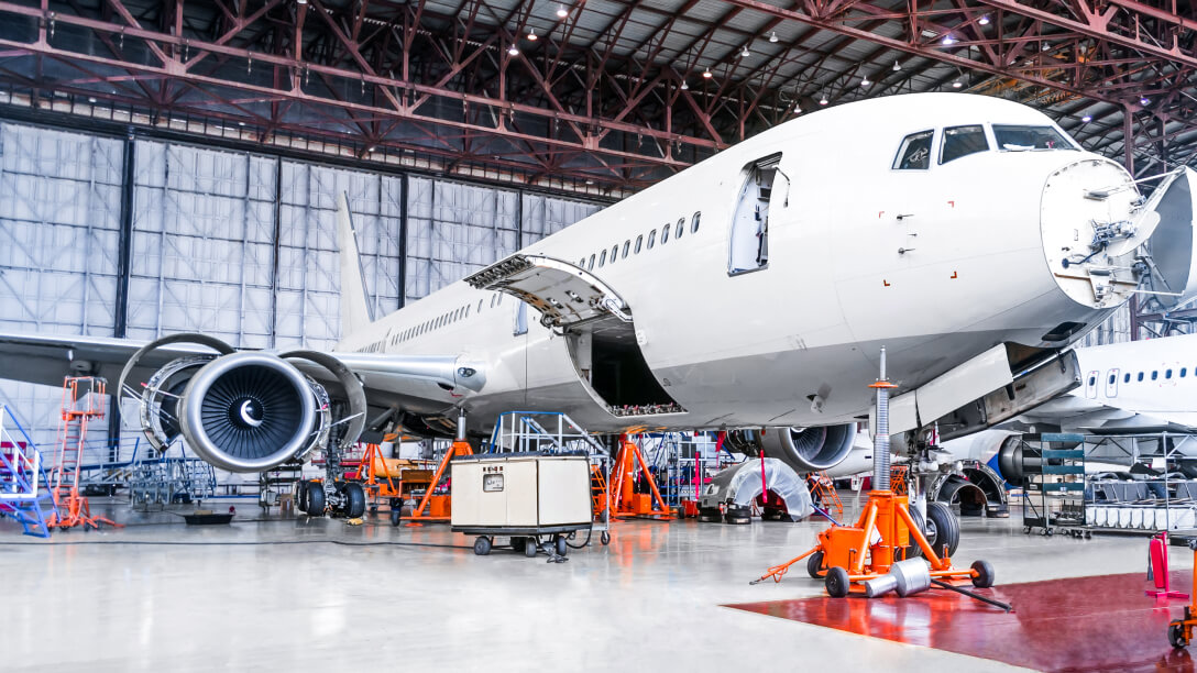 Large aircraft construction.