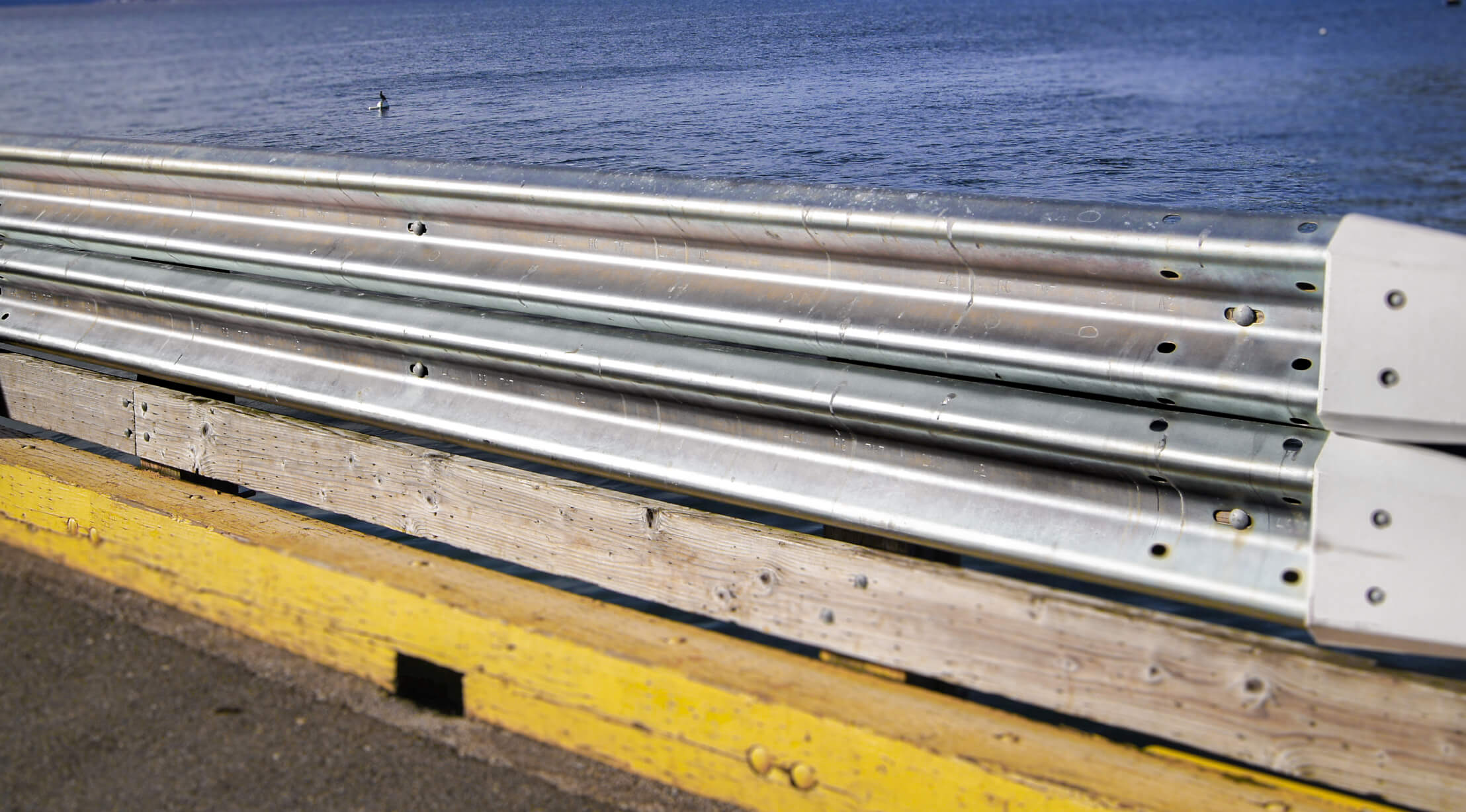 ModuGalv nanolaminated guard railing.